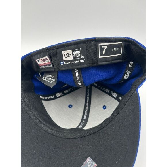 New York Mets 50th Anniversary New Era 59Fifty Fitted 7 Hat Cap Men MLB Baseball - Picture 7 of 8
